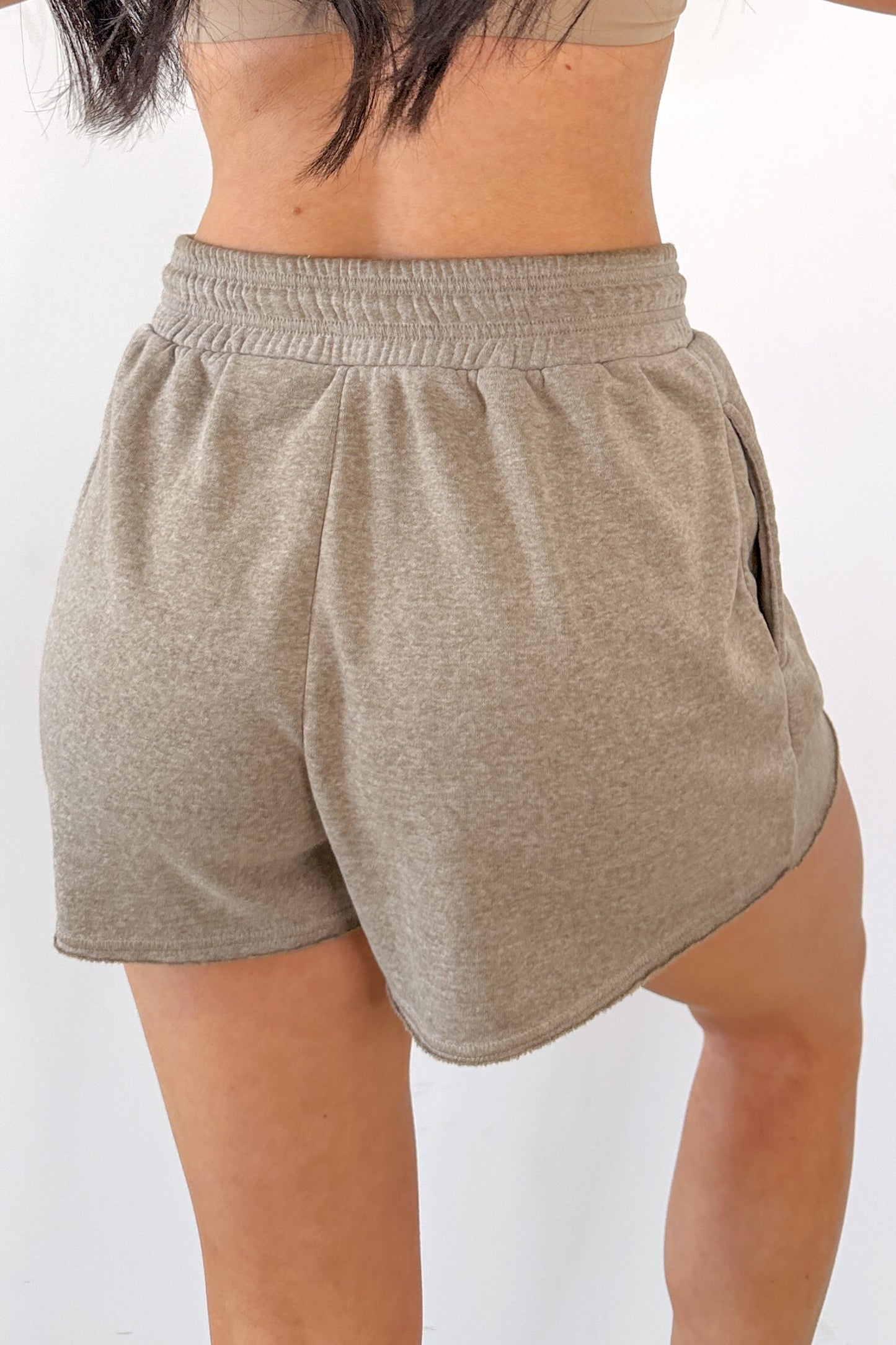 Run It Back Soft Knit Top And Shorts Set (Mocha)
