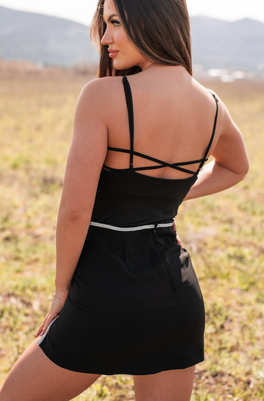 Cool Instincts Strappy Bramisuit (Black)