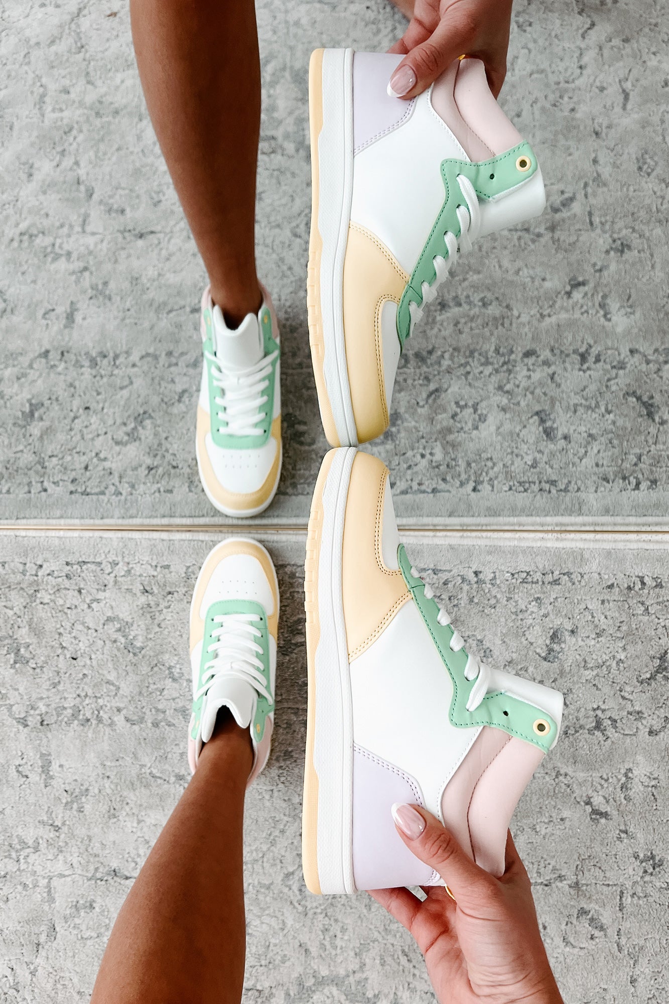 Pep In My Step High Top Sneakers (Multi)