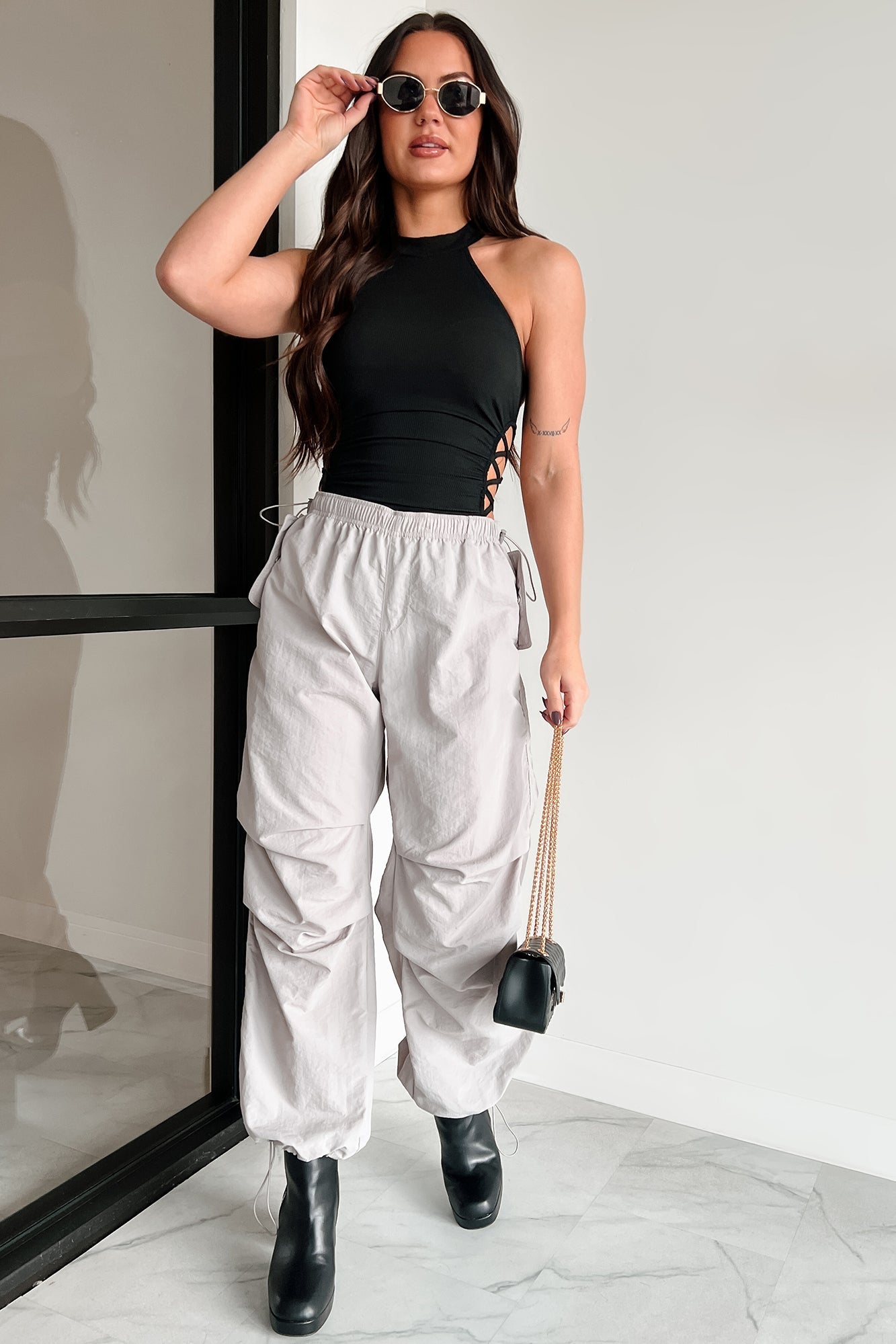 Gibbs Nylon Parachute Pants (Grey)