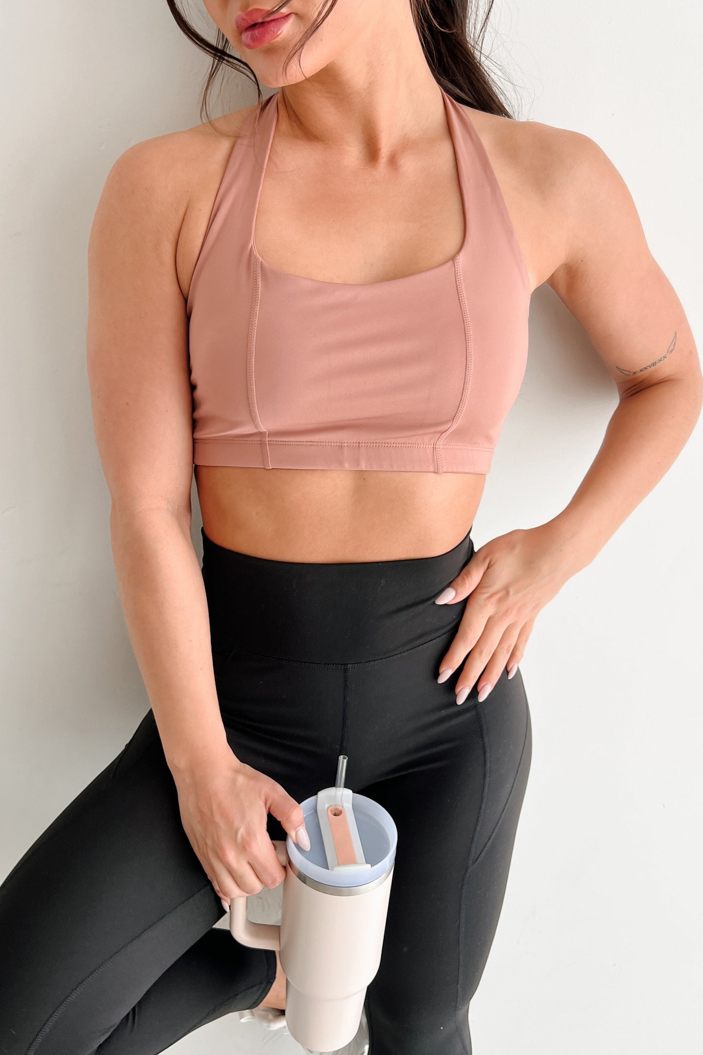 Fitness Flow Padded Active Top (Clay)