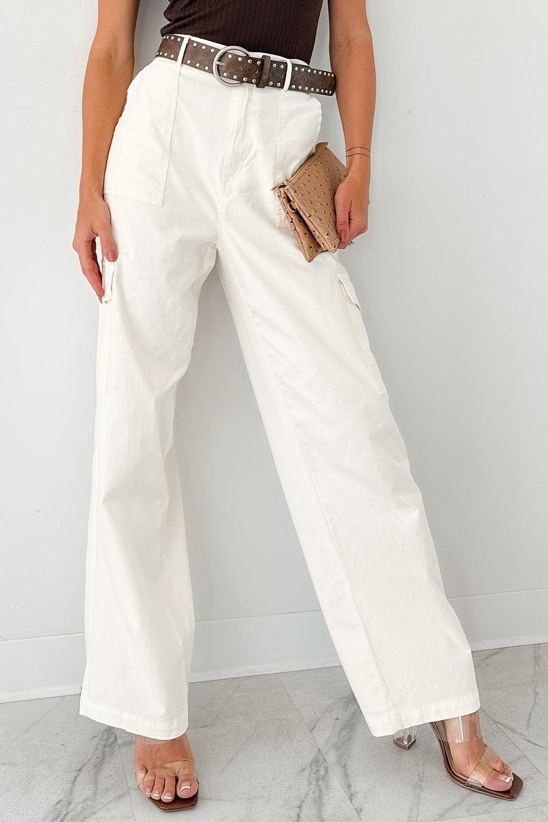 Cool People Only Cargo Pants (Off White)