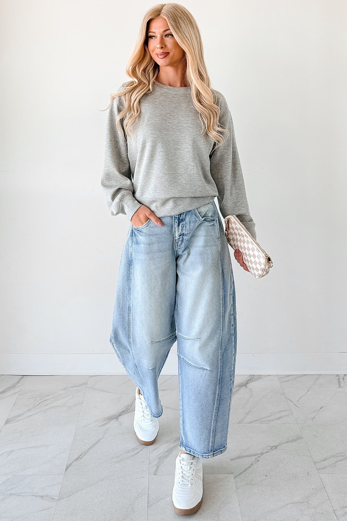 Call It A Day Classic Crewneck Sweatshirt (Grey)